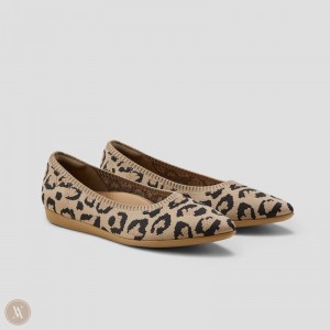 Balerinky Vivaia Aria CloudWalker Tmavo Leopardie | ATEC3716