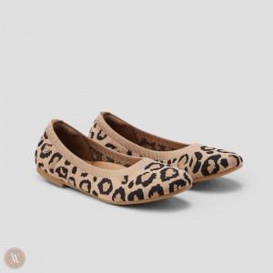 Balerinky Vivaia Claire Tmavo Leopardie | BTFD6612
