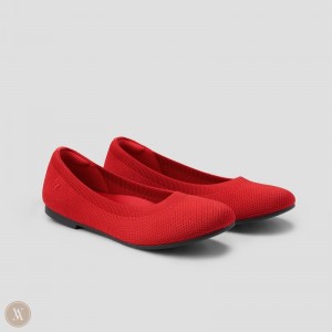 Balerinky Vivaia Claire Červené | UUQS5559