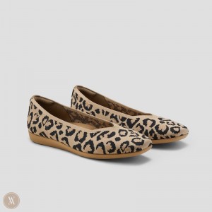 Balerinky Vivaia Margot CloudWalker Tmavo Leopardie | PBLG6234