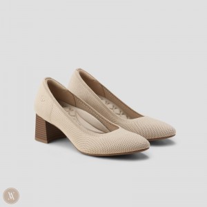 Podpätky Vivaia Tamia Block Heel Almond | KLFF0082
