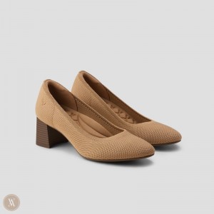 Podpätky Vivaia Tamia Block Heel Nutmeg | MWNC8162
