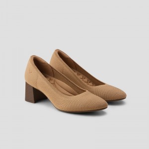 Podpätky Vivaia Tamia Block Heel Nutmeg | HEFK1457