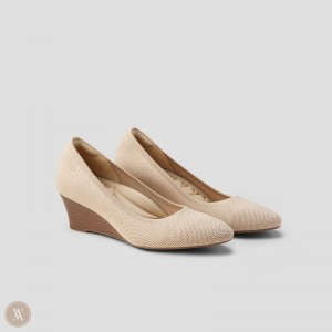 Podpätky Vivaia Tamia Wedge Pro Almond | JIWH2267