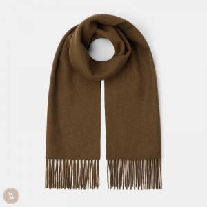 Satky Vivaia Vlna Scarf Hnedožltý Hnede | XRNC0430