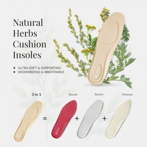 Vložky Do Topánok Vivaia 3-in-1 Cuttable Natural Herb Insole Almond | JDRU1563