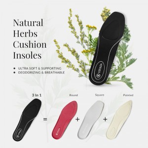 Vložky Do Topánok Vivaia 3-in-1 Cuttable Natural Herb Insole Čierne | IJOY7818