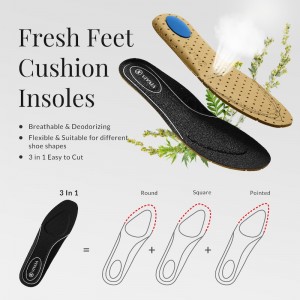 Vložky Do Topánok Vivaia 3-in-1 Cuttable Priedušná Insole Čierne | IRQF6617